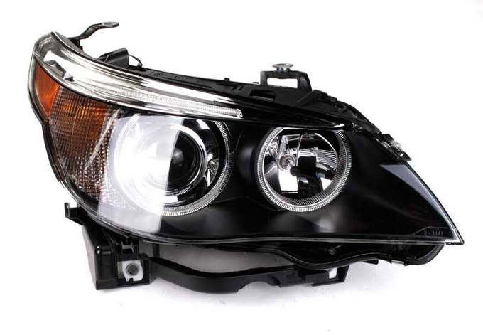 BMW Headlight Assembly - Passenger Side (Xenon) 63127166118 - Hella 160698001